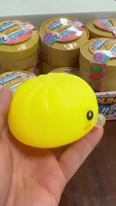 Squishy bánh bao dễ thương với thiết kế thổi bong bóng Đồ chơi cảm giác có thể tái sử dụng để giải phóng áp suất