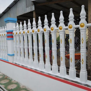 Khuôn hàng rào hoa chìm cao 130cm