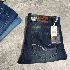 Louis Martine - Celana jesns pria 0riginal standar non streach / tidak melar reguler fit 28 38
