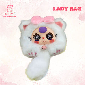 Túi Mù Bé Ba Baby three Mèo Lady Bag - mắt ngẫu nhiên hàng VN BB3 mèo custom có khóa kéo búp bê nhồi bông quà tặng cho