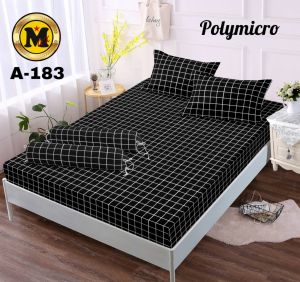 16PRO Sprei 180x200 160x200 120x200 promo cuci gudang no 1 Karakter Bahan Katun Halus & tidak Luntur