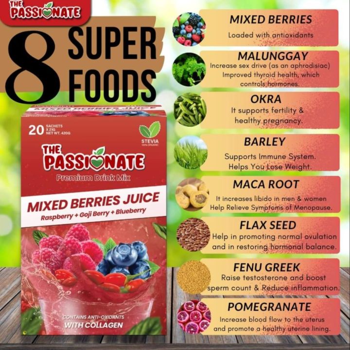 The Passionate Mixed Berries Juice For Fertility, Pregnancy and