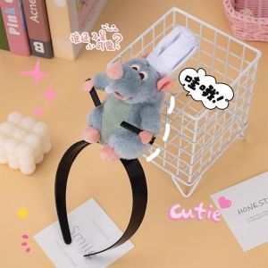 Disney Ratatouille Hairband Cartoon Plush Doll Headband Creativity Girl Headdress Gift