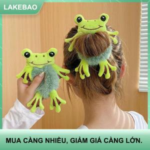 【LAKEBAO】 Dễ Thương Phim Hoạt Hình Ếch Cao Su Ban Nhạc Cho Cô Gái Sang Trọng Đuôi Ngựa Maruko Tóc Tie Đàn Hồi Tóc Vòng Mũ Nón Cô Gái Trẻ Em Tóc Phụ Kiện