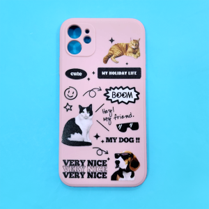 เคสนิ่มสีพาสเทลSamsung A05 A06 A12 A36 A55 S25Ultra TPU กันเลนส์กล้อง พิมพ์ลายการ์ตูน