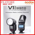 GODOX ORIGINAL V1 PRO V1PRO TTL LI-ON ROUND HEAD CAMERA FLASH & LED. 