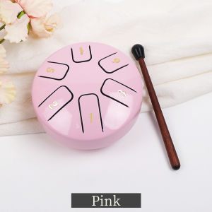 Ethereal DrumSteel Tongue Drum 3.8 Inch 6 Nots，Mini Hand Drums Tank Drum Musical Percussion Instrument With Mallets And Music Book Percussion Instrument For Kids Music Enlightenm