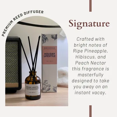 BUY 1 FREE 1 Premium Essential Oil Reed Diffuser Room Fragrance Aromatherapy Aroma Diffuser Scented Oil Perfume Aromaterapi 香薰 50ML