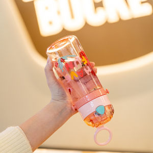 BOTOL BARU READY STOCK 520ML/BOTOL MINUM ANAK HAVE FUN TALI PANJANG BPA FREE KODE TY 0943