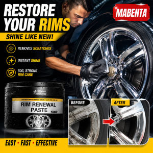 Wheel Scratch Repair Rim Paste Alloy Wheel Scratch Remover Rim Repair Polish Paste Removes Oxidation &amp Rust Anti Corrosion Coating Shine Restore