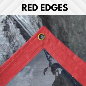 4x8ft Transparent Trapal Gauge No.16 | Waterproof Clear PVC Tarpaulin | Durable Heavy Duty Plastic Sheet Trapal Lona Tolda