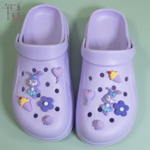 Cute Sanrio Cartoon 3D Doll Crocs Jibbitz Charms Ponyo Winnie Bear Fairy Dream StellaLou Shoe Buckle DIY Hole Shoe Accessories Shoe Flower Clogs Decoration for Crocs
