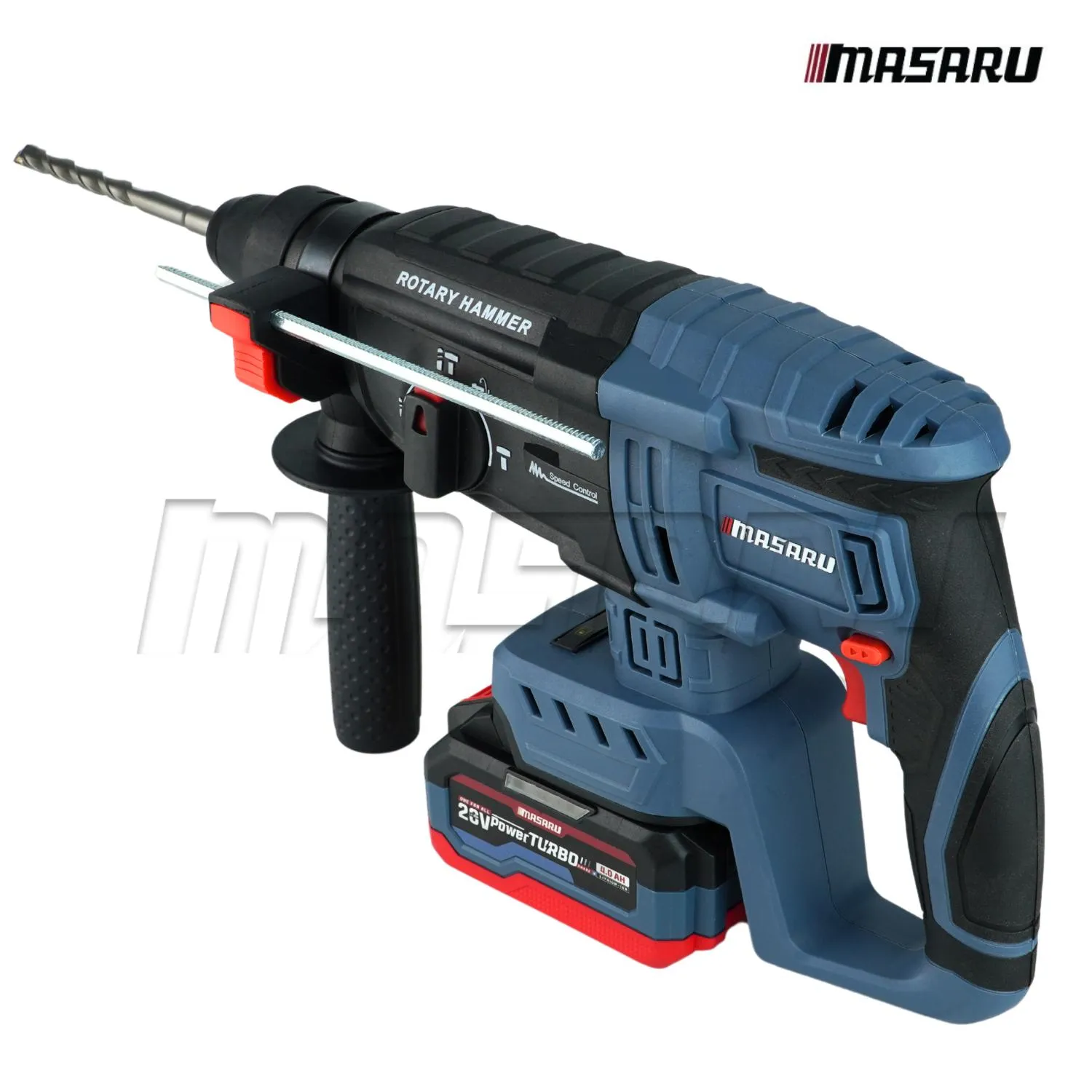 MASARU รุ่น SCDR-170 สว่านโรตารี่ไร้สาย 20V มอเตอร์ Brushless เจาะปูน สกัดคอนกรีต แถมดอกเจาะ ดอกสกัด