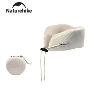 Naturehike Foldable U-Shaped Neck Pillow Portable Ultralight Skin-Friendly Folding Breathable Memory Foam Cotton Sleeping Nap Airplane Supplies Travel