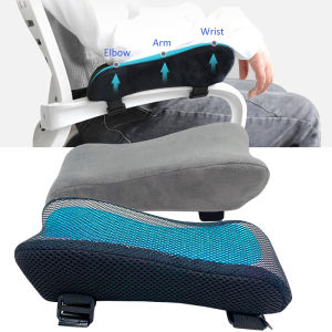 1PC Chair Armrest PadOffice Chair Arm CushionMemory Foam Inner Core Arm Rest PadsGaming Chair Elbow Pad with Removable Cover2026