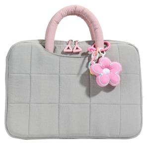 Artistic Florals Design Laptop Sleeve Reinforced Corners Spillproof Fabric Protective Case For Students Professionals