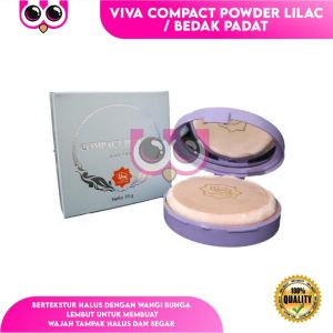 [DUS BIRU] VIVA COMPACT POWDER LILAC / BEDAK PADAT