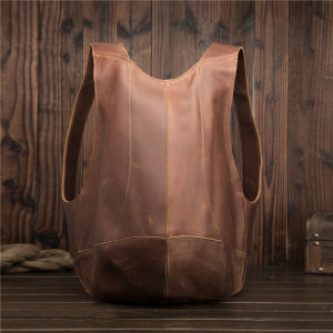 Ransel pria simple model unik kulit sapi aslii jenis CH