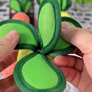 ER52858 Interactive Pet Chew Toy Squeaky Bite Resistance Dog Toothbrush Toy Fun Sturdy Dog Grinding Stick Small Medium Dog