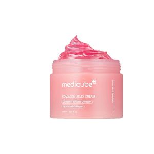Medicube Collagen Jelly Cream 110ml With Hydrolyzed Collagen & Niacinamide Deep Hydrating Jelly Texture Face Cream Moisturizing Brightening Skin Barrier Repair Daily Skin Care