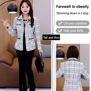 Spring and Autumn Short Suit Jacket Noble Lapel Tops Women Spring and Autumn Jacket