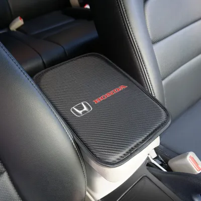【COD+Ship From Manila】Car Armrest Pad Carbon Fiber Universal Car Center Console Armrest Cushion Mat Soft Pad Cover Black Armrest Increas Pad Protection Box Pad Front Seat Side Armrest Rest Soft Protector Car Interior decoration Car Accessories