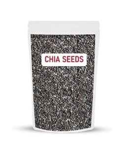 Organic Chia Seeds Food Staples Dried Goods for Fiber Heart Health Reduce Cholesterol and Hair (50g and 100g)