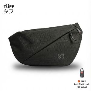 TUFF IKUZO Anti-Theft Anti-RFID Sling Bag | Crossbody Chest Bag for Travel