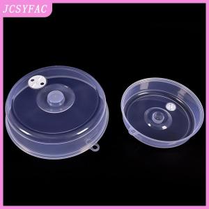 JCSYFAC Clear Microwave Plate Cover Food Dish Lid Ventilated Steam Vent Kitchen Cooking