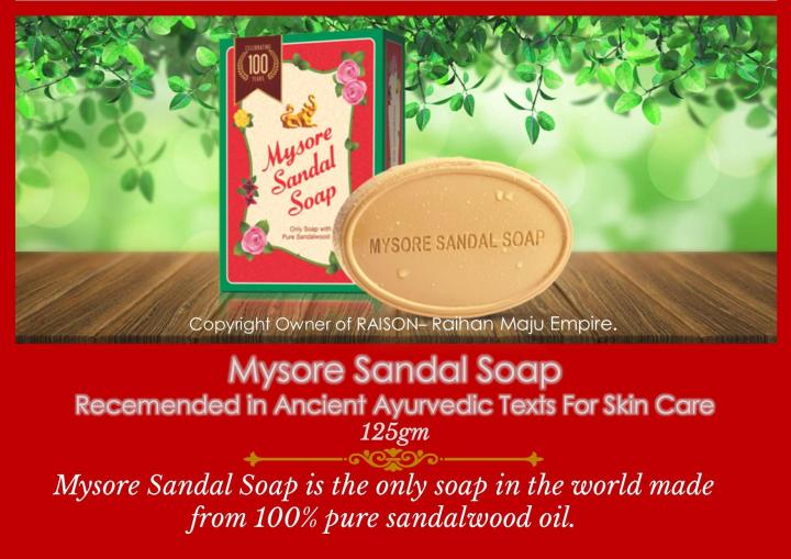 MYSORE SANDAL SOAP GOLD 125G