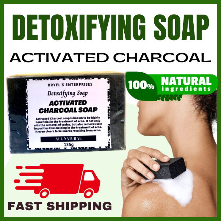 ACTIVATED CHARCOAL DETOXIFYING SOAP BAR Lazada