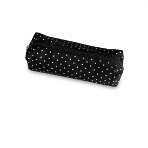 COUPLECOL Y2k Hộp bút chì chấm bi Bộ nhớ máy tính để bàn Canvas Túi đựng bút Hộp đựng mỹ phẩm trang điểm Dung lượng lớn Túi đựng văn phòng phẩm Giá đỡ văn phòng phẩm