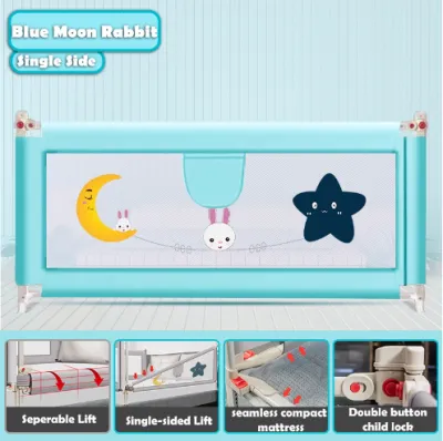 Shipping Discount Bed Fence for Baby Queen/king Size Slide Down Safety Bed Guard Bed Rails for Baby
