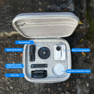 Túi lưu trữ mini cho insta360 ĐI 3 mang Vỏ Túi xách hộp bảo vệ cho insta360 đi 3 Phụ Kiện máy ảnh Túi máy ảnh