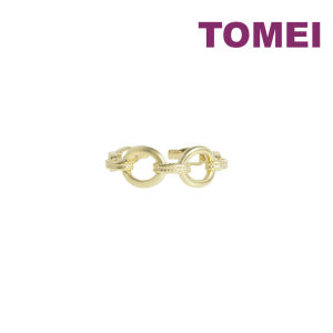 TOMEI Silver Whispers Collection Linked Ring