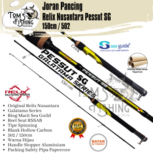 Joran Pancing REliX PESSUT FUJI / SG GALATAMA SERIES (150cm - 180cm) Fuji Carbon - Toms Fishing