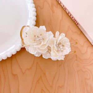 Kẹp càng cua (gấp tóc) 3 răng cao cấp có hoa xinh xắn Phụ Kiện 68