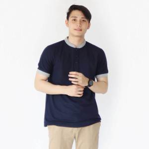 Son clothing - Kaos pria kerah shanghai | kaos krah sanghai polo shirt lengan pendek size L XL XXL