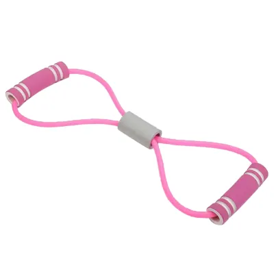 LIXADA Figure 8 Fitness Resistance Band Bust Expansion Portable 8 Word Elastic Band Flexible for Fitness Exercise