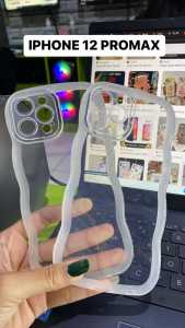 Softcase Gelombang Bening ( IPHONE 12 PROMAX ) Clear Case Casing Handphone - PGC SHOP