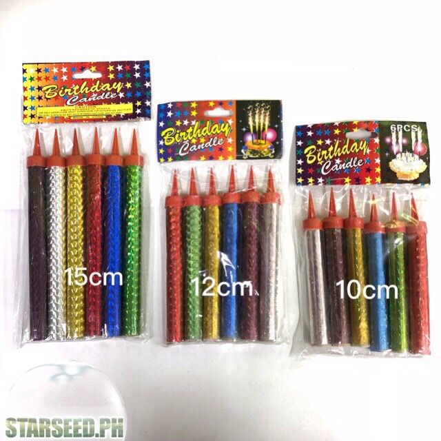6pcs Sparkling Candle Birthday Cake Firework Candle Lazada PH