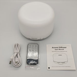 Thiết Bị Khuếch Tán Tinh Dầu 500ml Kèm Remote Máy Phun Sương Tạo Ẩm Có Đèn Led Và Chế Độ Hẹn Giờ