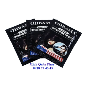 Dầu gội thảo dược Ohbama gội là đen (10 gói)