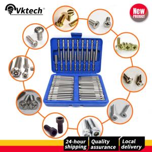 【Vktech】 50 ชิ้น 75 มิลลิเมตรความปลอดภัยไขควง Bits Torx Star Hex Slotted Phillips
