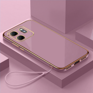 Case Plating Infinix Hot 50I / Infinix Smart 9 Soft Case Lanyard Terbaru Premium Casing