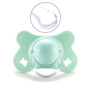 Bé cho hình con bướm bằng phẳng núm vú Silicone ngủ núm vú sơ sinh nam nữ Cắn Chew nguồn cung cấp Vòng phẳng cho đầu