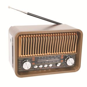 Retro multi-band radio with flashlight multi-functional Rechargeable Bluetooth USB TF Card slot MP3 playback HR-29BT