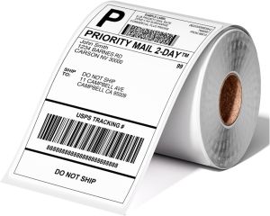 สติ๊กเกอร์ฉลากความร้อนขนาด A6 ขนาด 100x150 มม. ม้วนกระดาษสำหรับติดฉลากขนส่งสำหรับเครื่องพิมพ์ความร้อน Phomemo PM-241BT/D520/246S/245BT/249BT/344WF