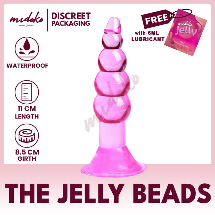 Midoko Unisex Beaded Jelly Butt Anal Plug Real Skin Feeling Sex Toys For  Women Pink Waterproof Anal Toy Tpe Material Adult Toy Progressive Design Butt  Plug Discreet Packaging Erotic Toy - Lazada |