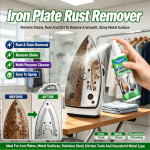 ✨Iron Cleaning Agent Quickly Removes Scorch Marks Stains Iron Base Stain Remover 熨斗去污清洁剂